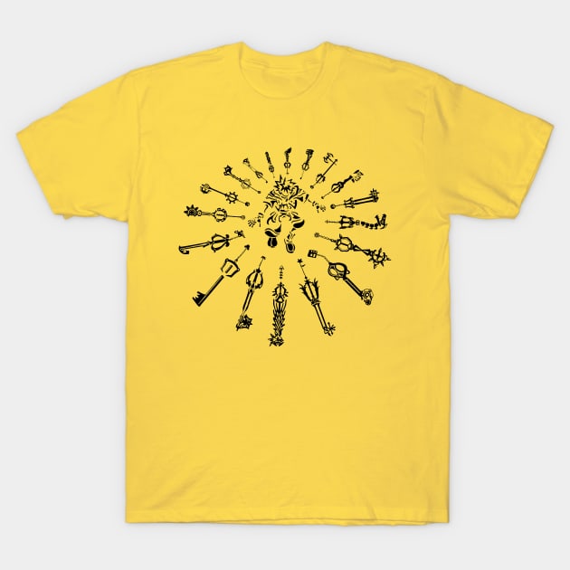 Keyblades' Master T-Shirt by Nykos